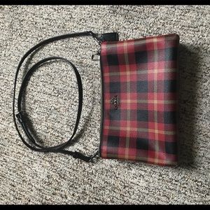 Authentic plaid Coach bag